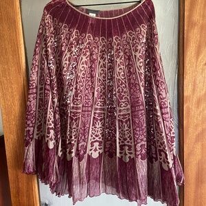 Alberta Ferretti Silk Skirt